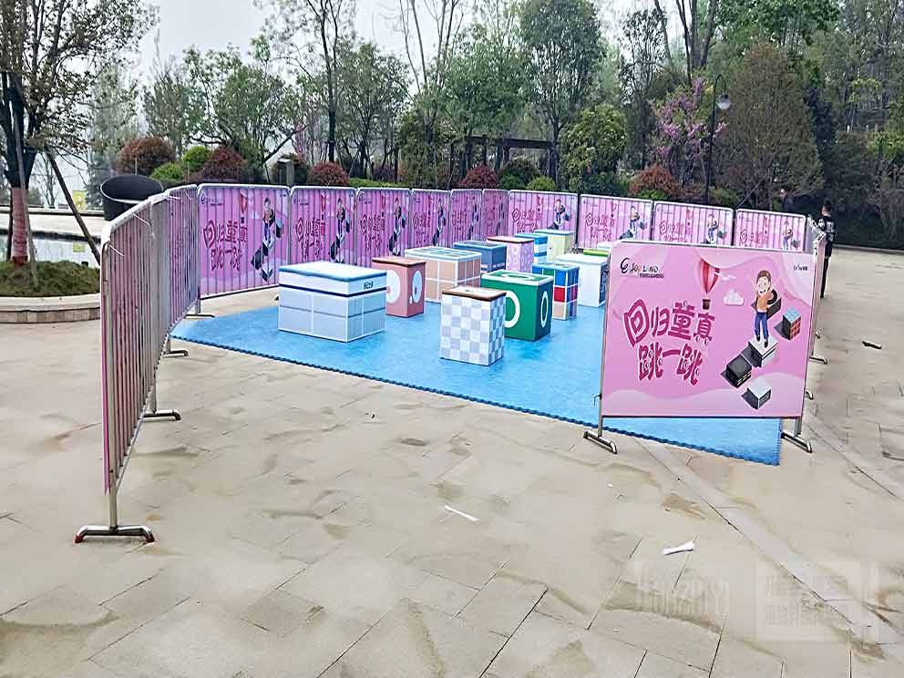 鐵馬護(hù)欄租賃助力童趣活動(dòng)現(xiàn)場(chǎng)