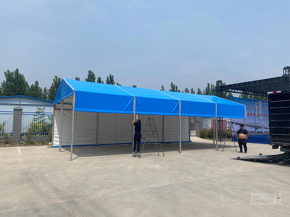 鄭州篷房租賃廠家搭建防洪度汛應(yīng)急演練活動篷房