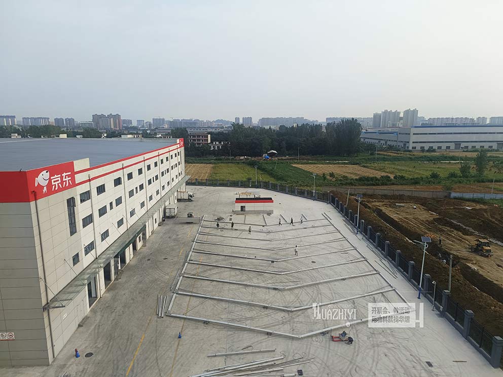 洛陽篷房出租公司搭建大中型篷房施工現(xiàn)場
