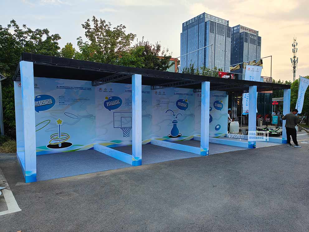 鄭州桁架搭建公司布置超燃卡丁車比賽活動(dòng)