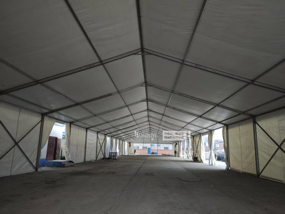 華熠篷房租賃公司搭建嵩縣臨時倉庫倉儲篷房