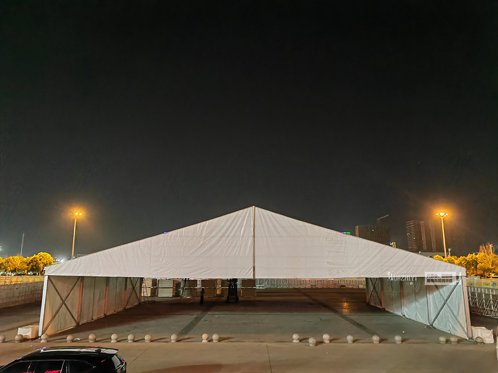 華熠篷房租賃公司搭建安檢活動篷房